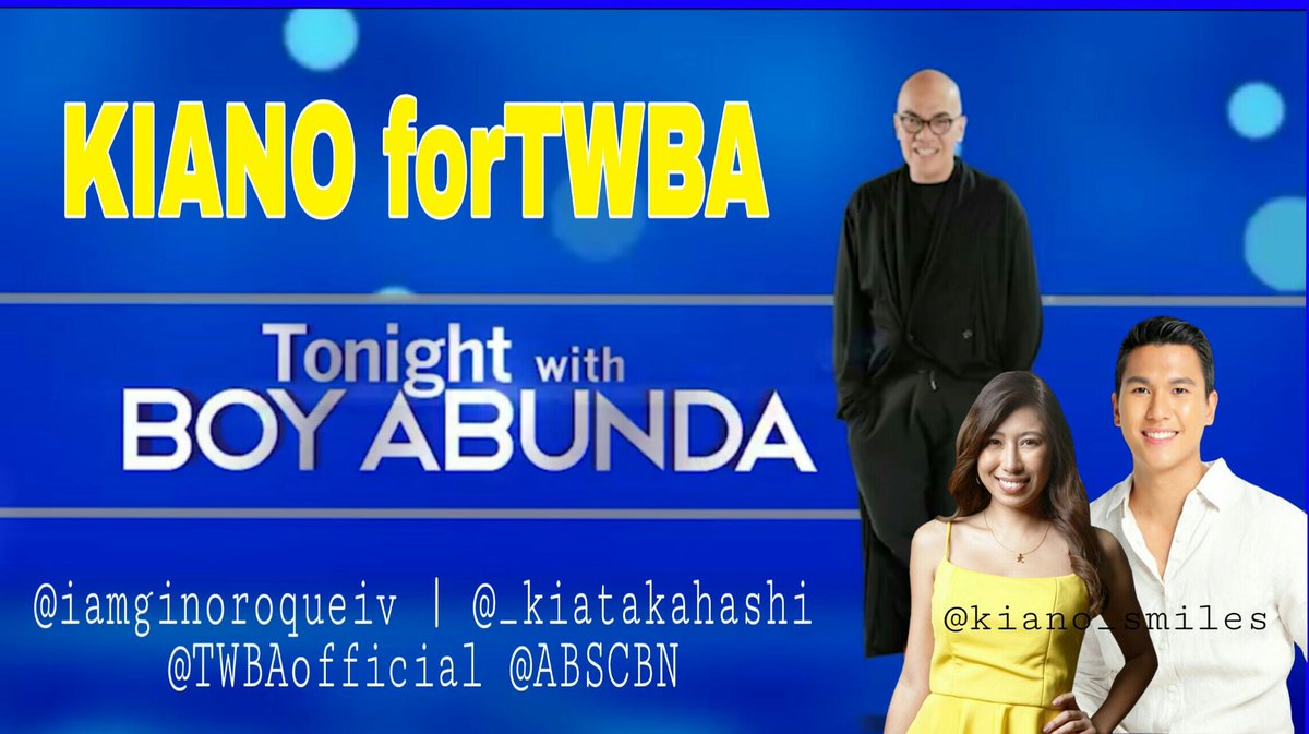 kiano_smile's tweet photo. Ateendance check!!

Retweet and reply!!

"I want KIANO for TWBA

don't forget to use our official tagline

KIANO forTWBA

@iamginoroqueiv | @_kiatakahashi
@TWBAofficial @ABSCBN https://t.co/Ae9634b2E6