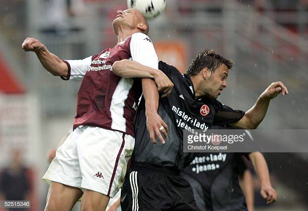 exclubberer's tweet photo. Heute vor 15 Jahren gewann #DerClub zum Saisonauftakt der Bundesliga 2004/05 in K'lautern mit 3:1. #Banović, #Vittek und L. #Müller trafen für den #FCN. https://t.co/5kcZNSPbKW