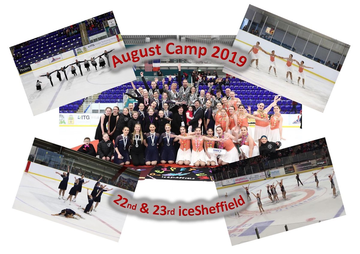 Fancy giving synchro skating a go or want to improve your ability? 
Come to our 2 day camp at <a href="/ice_sheffield/">iceSheffield</a> on 22/23 August. 2 full days for all ages and disciplines - with guest <a href="/BritishIceSkate/">British Ice Skating</a> coaches, <a href="/ISU_Figure/">ISU Figure Skating</a> specialists and more!
facebook.com/events/4189784…

#whynotsynchro