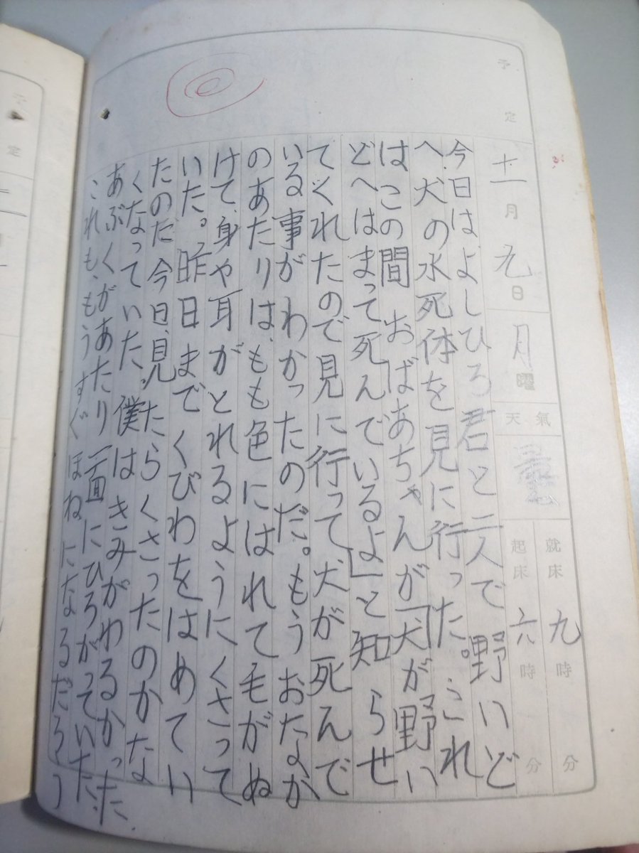 スタンド バイ ミー みたい 昭和28年の小学生が書いた 犬の死体を見に行く日記 の描写がスゴすぎる Togetter