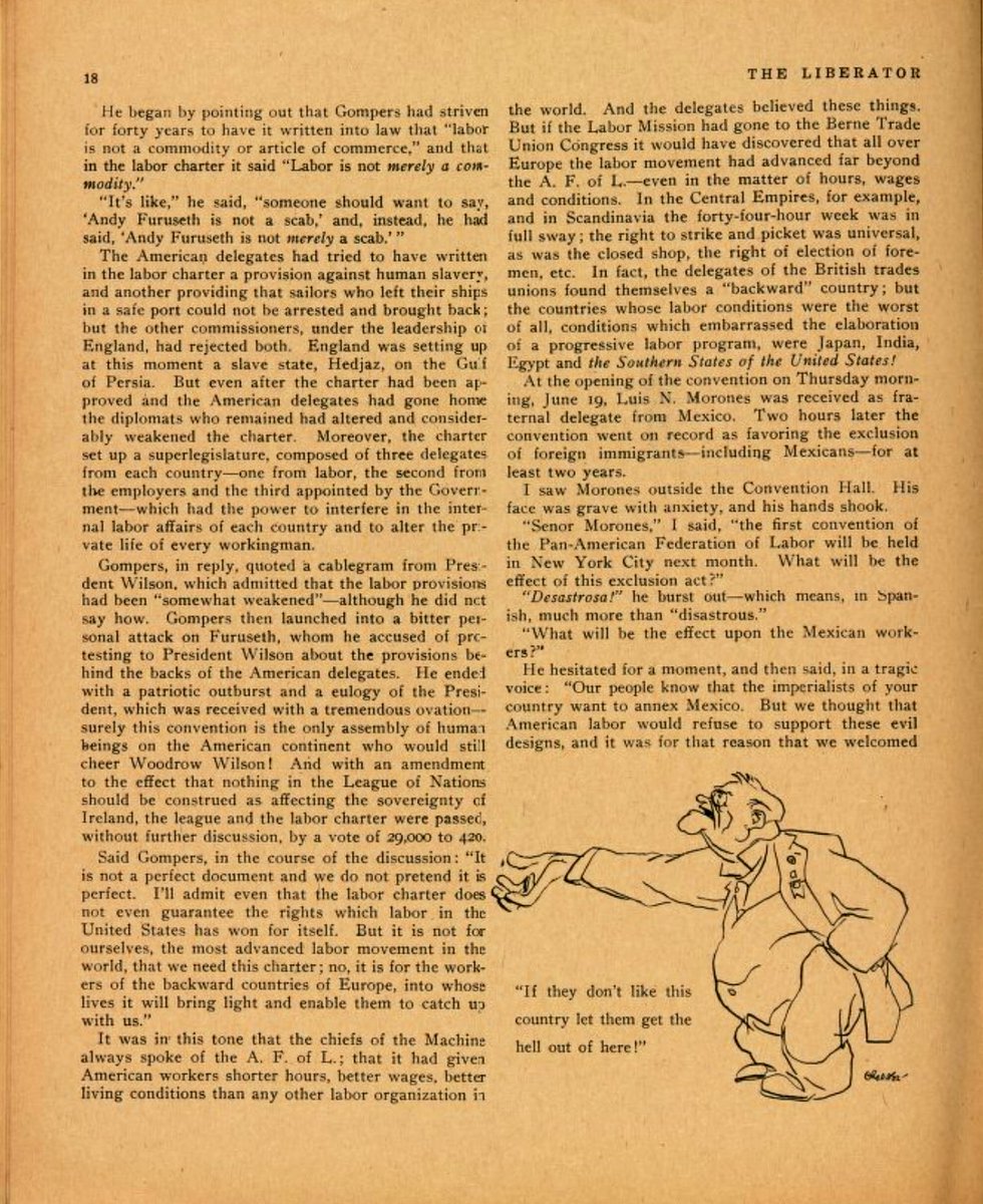 JohnReed_1917's tweet photo. 6️⃣August Issue Of #TheLiberator #1919LIVE #FreeDebs🌹#FreePress📰 #DefendTheRevolution🛡 #1919crowd #SocialistEveryDay #ДжонРид #workers @trappedintheATL “Convention of the Dead” @AFLCIO “Our Own Lusking Bee” 👎👎#LuskCommittee https://t.co/A5X0mDYqzb