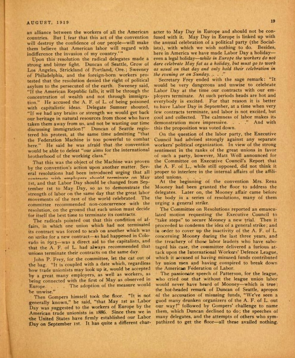JohnReed_1917's tweet photo. 6️⃣August Issue Of #TheLiberator #1919LIVE #FreeDebs🌹#FreePress📰 #DefendTheRevolution🛡 #1919crowd #SocialistEveryDay #ДжонРид #workers @trappedintheATL “Convention of the Dead” @AFLCIO “Our Own Lusking Bee” 👎👎#LuskCommittee https://t.co/A5X0mDYqzb