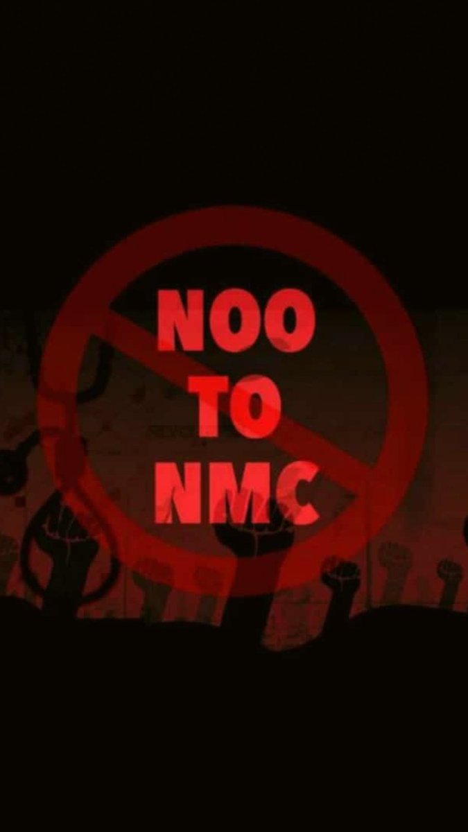 999Ygt's tweet photo. #SayNoToNMCbill https://t.co/lbE5Ky1l7Z