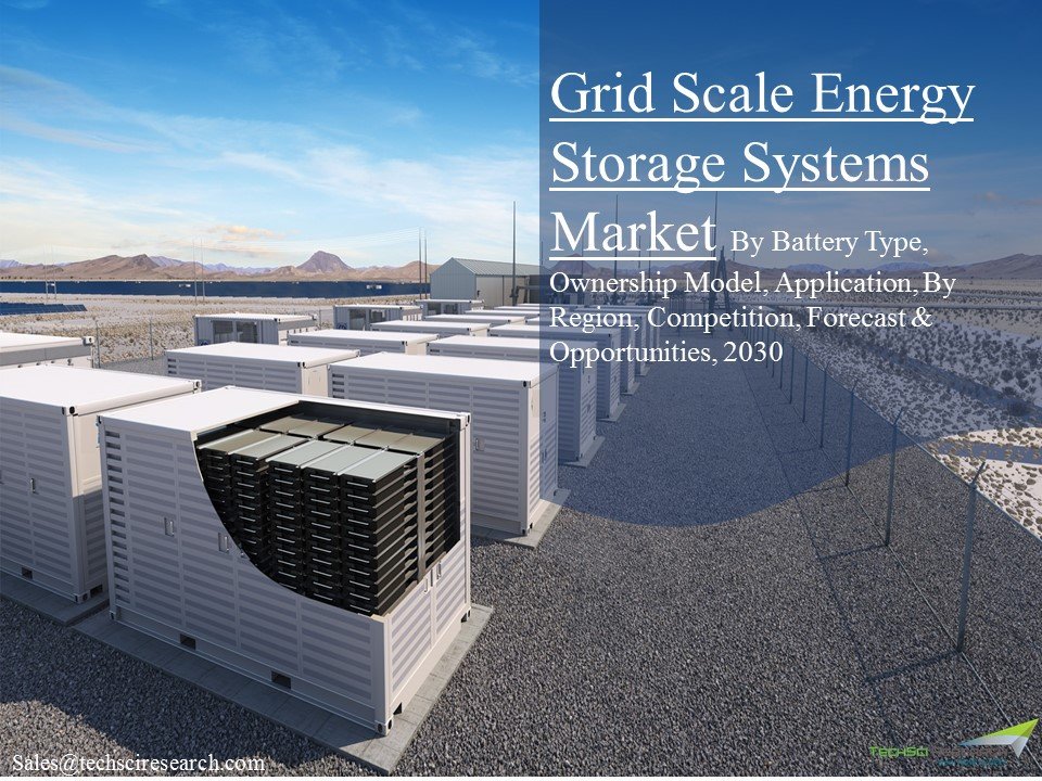 TechSciResearch's tweet photo. #Grid_scale #energy storage systems market is anticipated to witness substantial growth by 2030, exhibiting a CAGR of over 30% during #forecast period. https://t.co/eGPcSWfPn6 

#Techsci #marketresearch #renewableenergy @SandC_UK @FluenceCorp @BYDCompany @generalelectric https://t.co/1pBuSaBnFm