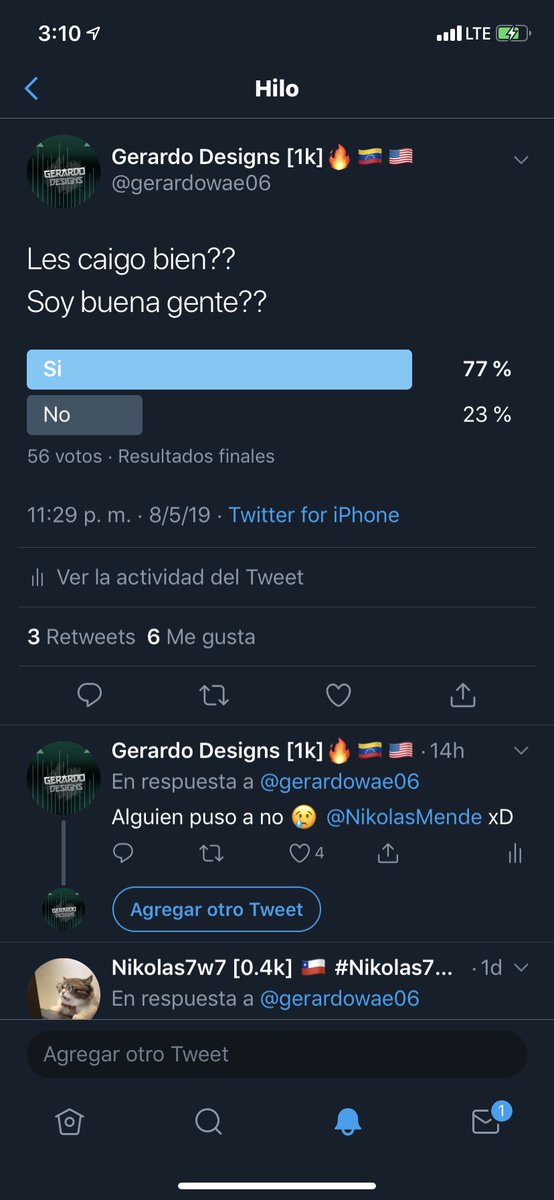 Gracias se los agradezco de verdad 56 Votos 😌😍