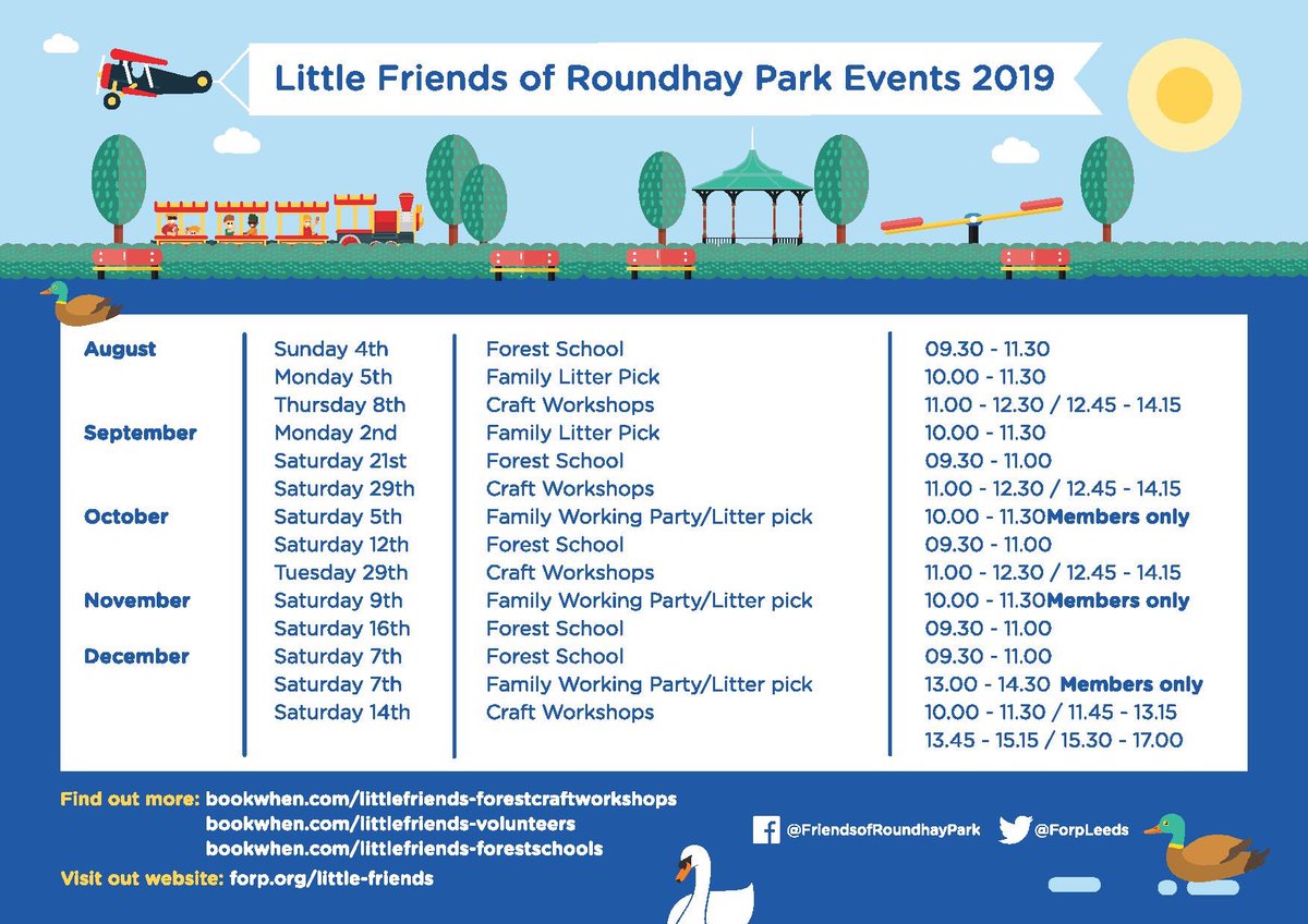 Little friends of Roundhay park events