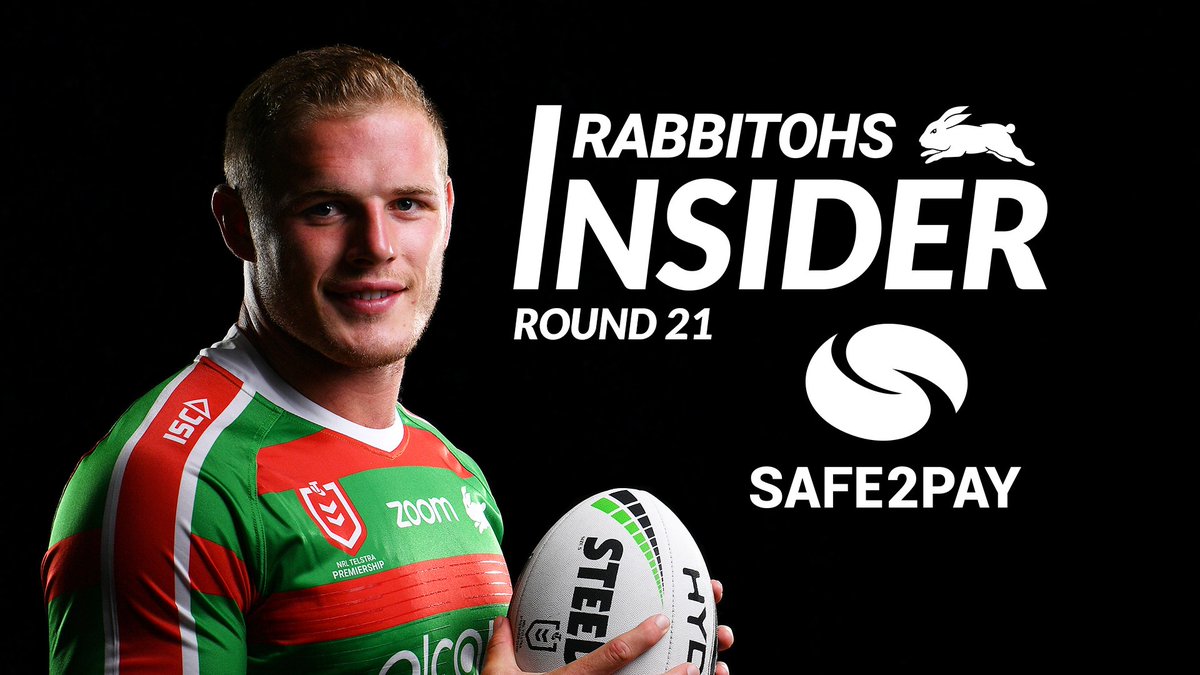 SSFCRABBITOHS's tweet photo. Need to catch up on all the news and previews for Sunday's match? Well then check out this week's Rabbitohs Insider, brought to you by Safe2Pay, the official payment solutions partner of the Rabbitohs! πβ€οΈπ
Watch πhttps://t.co/VpgcXeZgE1
#GoRabbitohs #NRLSouthStorm #SAFE2PAY https://t.co/qFOVTtet26