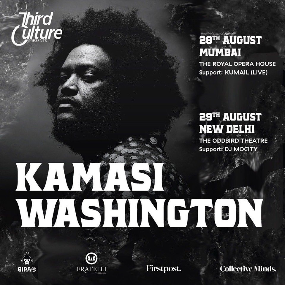 Third Culture Presents Kamasi Washington at Royal Opera House Mumbai and OddBird Theatre & Foundation Delhi - SOLD OUT