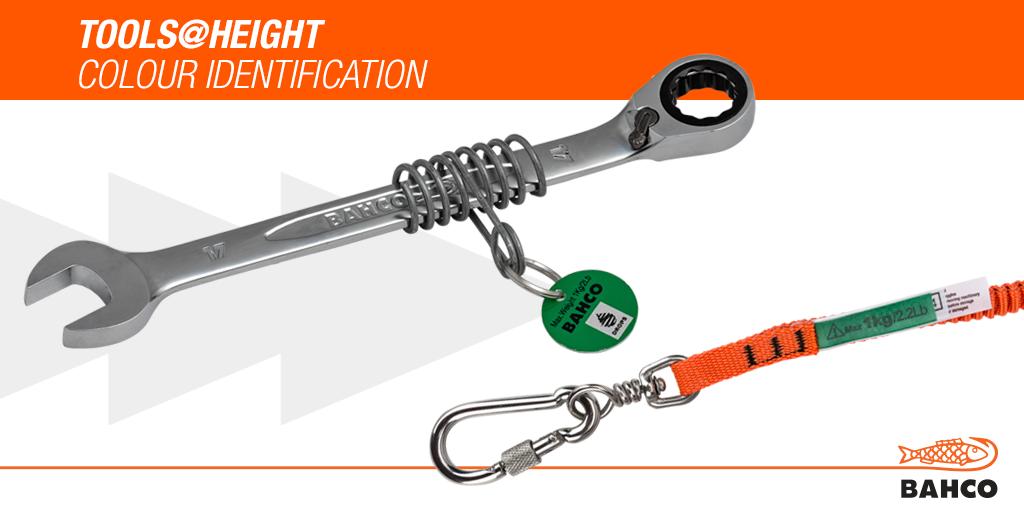 BahcoTools's tweet photo. Keep Bahco tools securely tethered to lanyards during transit and use at height. Bahco colour tag system is related to the tool weight and helps to a right lanyard selection.
https://t.co/uuhZwbOsrK
#Bahco #FollowTheFish #Toolsatheight https://t.co/MCSnV0isPM