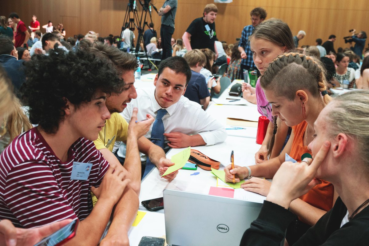 fff_europe's tweet photo. what about OUR FUTURE? While 500 young climate activists are discussing our planet's future at #SmileForFuture Summit in Lausanne, what have YOU been doing about the #ClimateEmergency today?🌍#ActNow
https://t.co/CxHkq3kGhQ https://t.co/Dmblb69sTf