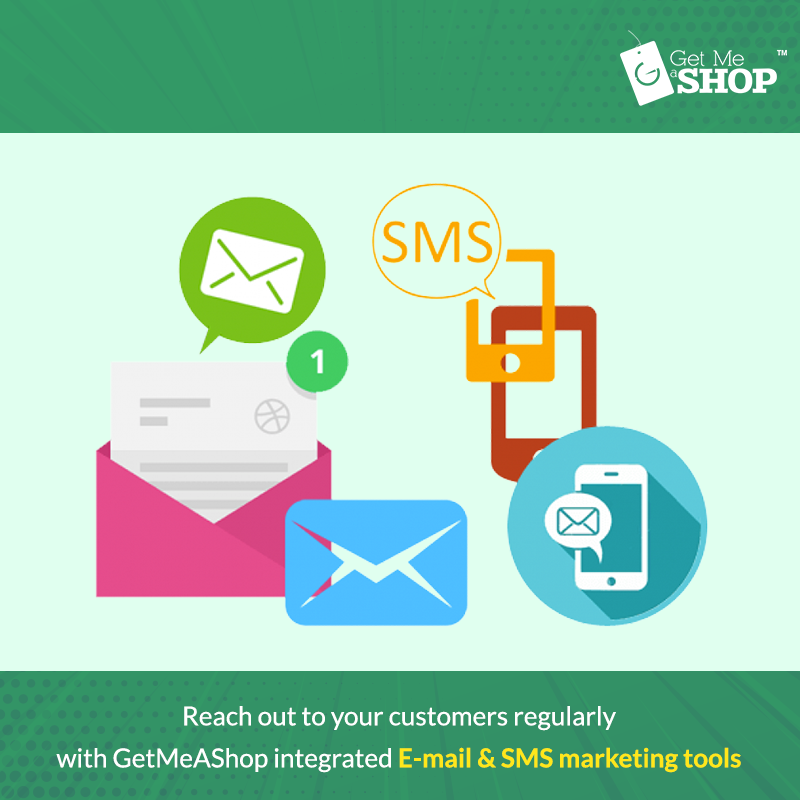 GetMeAShop's tweet photo. #Email &amp; #SMS are the most effective #marketing channels that provide high ROI. Get it for Free with #GetMeAShop platform. Sign up for 14-day #FreeTrial to get started. https://t.co/jfx7tQyXyE
#SellOnline #GoDigital https://t.co/ZKKJgGT480