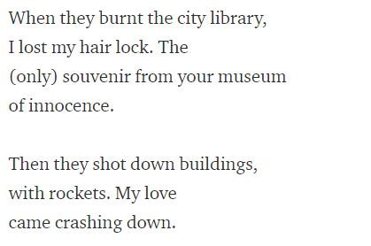 antiserious's tweet photo. As the BJP-led Indian govt strips Kashmir of its autonomous status, Omair's poem reiterates the valley that continues to bleed https://t.co/7HAgqoEFSu #StandwithKashmir https://t.co/tU7cpIr95P