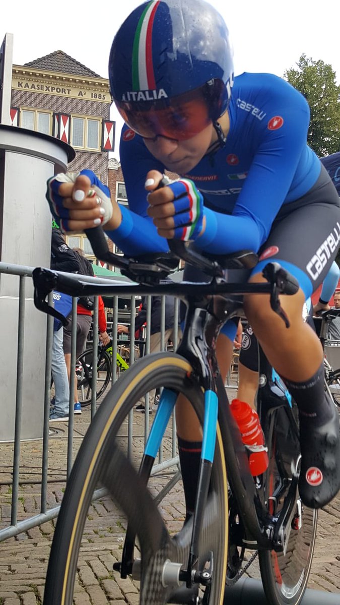 Federciclismo's tweet photo. Inzia #EuroRoad19 anche per #NazionaleCiclismo🇮🇹 con le prove di #CamillaAlessio e #SofiaCollinelli 💪💪💪 https://t.co/zeec8n2B51