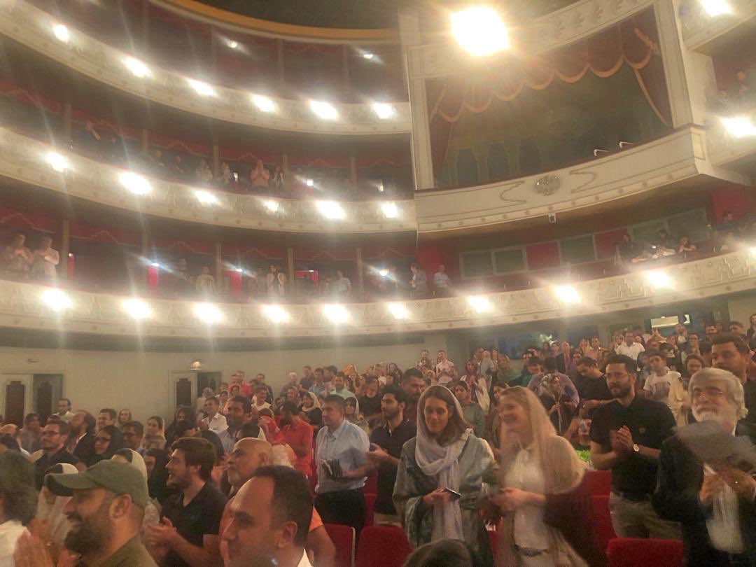 ItalyinIran's tweet photo. Sweet Persian rhythms and melodies with an Italian touch last night at the #VahdatHall in #Tehran.
Great performance by Giuseppe Doronzo at the saxophone, in an acclaimed concert with #Iranian and international musicians.
#Iran https://t.co/trUiPcrNTi