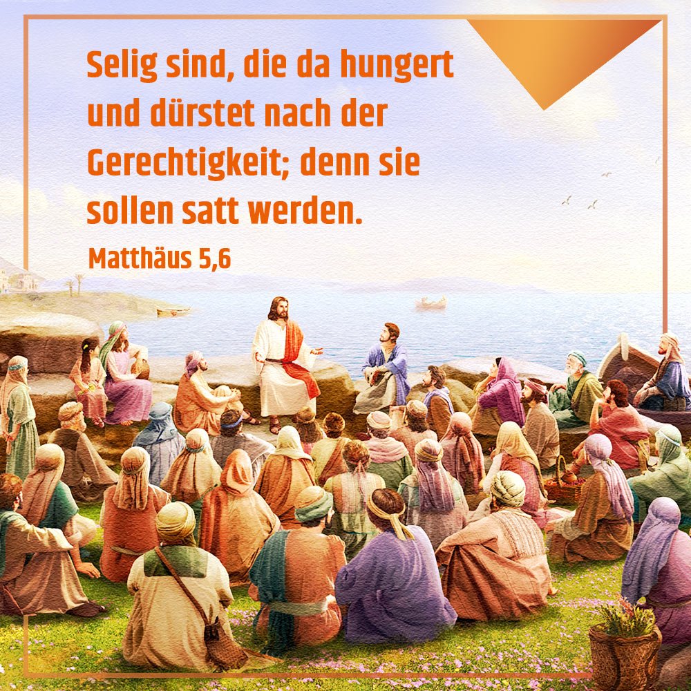 EvaMeier10's tweet photo. #Selig #sind, die da #hungert und dürstet nach der #Gerechtigkeit; denn sie sollen #satt #werden. Matthäus 5:6 https://t.co/3oMDZZQ5Ie