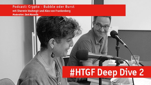 HTGF's tweet photo. #HTGFDeepDive Podcast zum Thema #Crypto!🎙️ Der #HTGF im Gespräch mit Blockchain- Expertin @sherminvo: Eine spannende Debatte über die Auswirkungen und Herausforderungen für Unternehmen sowie die Chancen für die Gesamtgesellschaft. Tune in! https://t.co/aeLaoOmure #Token https://t.co/nqA5RJU3Ab