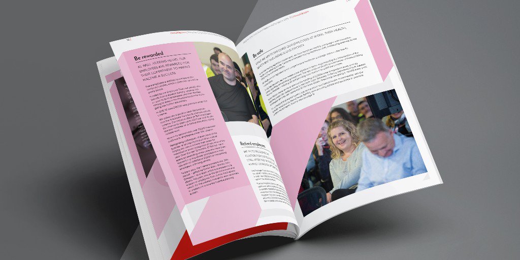 XICsocial's tweet photo. #macphiemeetsxic #wedodesign @MacphieUK wanted their CSR report to look the same as last year - but totally different. Believe it or not, we knew exactly what they meant. What do you think? #print #design #digital #aberdeen #thecreativeprinter https://t.co/ykjKibhKDo