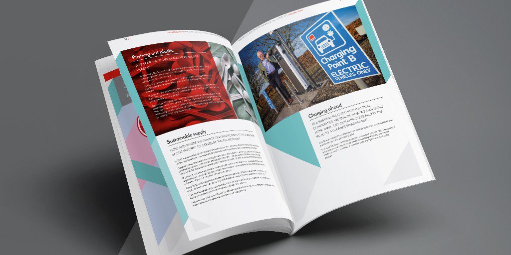 XICsocial's tweet photo. #macphiemeetsxic #wedodesign @MacphieUK wanted their CSR report to look the same as last year - but totally different. Believe it or not, we knew exactly what they meant. What do you think? #print #design #digital #aberdeen #thecreativeprinter https://t.co/ykjKibhKDo