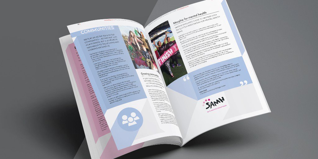 XICsocial's tweet photo. #macphiemeetsxic #wedodesign @MacphieUK wanted their CSR report to look the same as last year - but totally different. Believe it or not, we knew exactly what they meant. What do you think? #print #design #digital #aberdeen #thecreativeprinter https://t.co/ykjKibhKDo