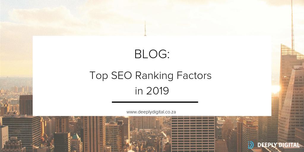 deeplydigitalza's tweet photo. Search Engine Optimisation (SEO) is constantly changing, yet remains vital for a successful digital strategy. Read our blog to learn which ranking factors are the most important: https://t.co/YqCdeUF4IH

#marketingtips#SEO #SEM #deeplydigital #digitalmarketingagency https://t.co/CFc5qeYueh