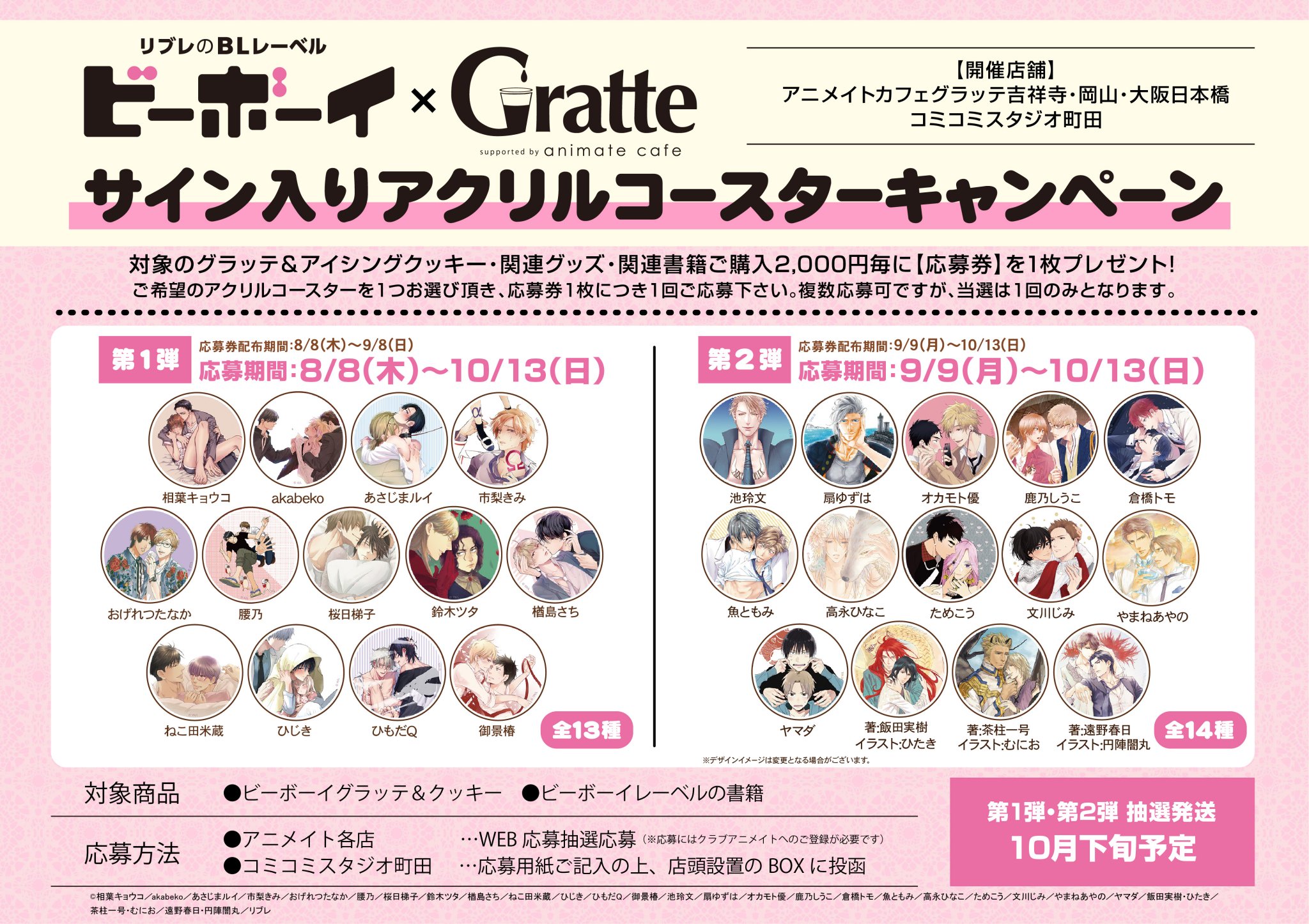 グラッテ ビーボーイ GOLD アクリルコースター 4点 ビーボーイゴールド グラッテ アクリルコースター ためこう 特典