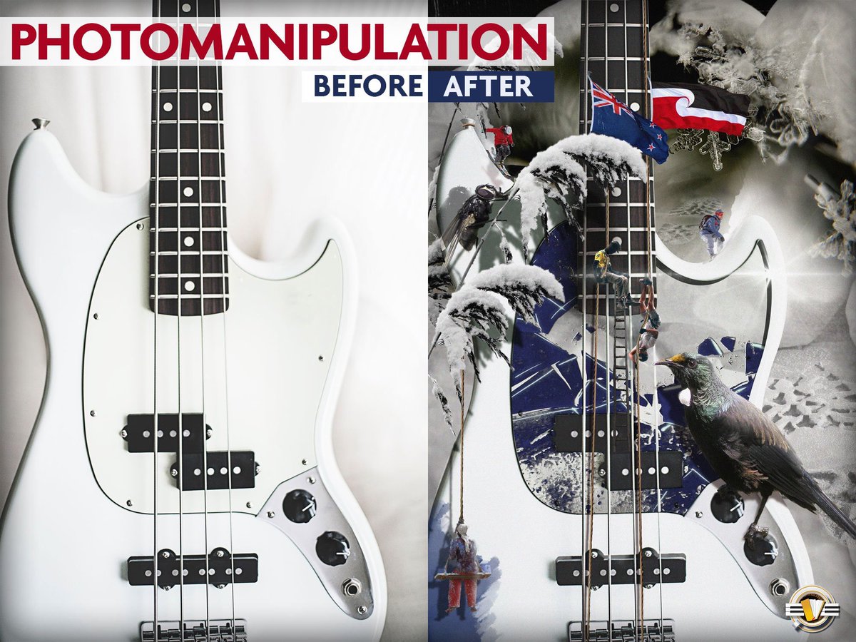 CaffeinatedKiwi's tweet photo. Photomanipulation ostensibly about winter, New Zealand, and...music, maybe. Really just an excuse to play with such an inviting initial image. As you can see, I like being nonsensical with scale. Is the bass exceptionally big, or exceptionally small?
#Photoshop https://t.co/Hsgh9gyJsK
