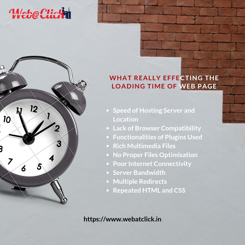 ClickWebat's tweet photo. Have a look at the factors that effects the #loading time of a #Website 

#WebatClick #Website #PageSpeedRecommendations #Page #pagespeed #webdesign #webdevelopment development  #webdesigner https://t.co/itf2KBf4ID