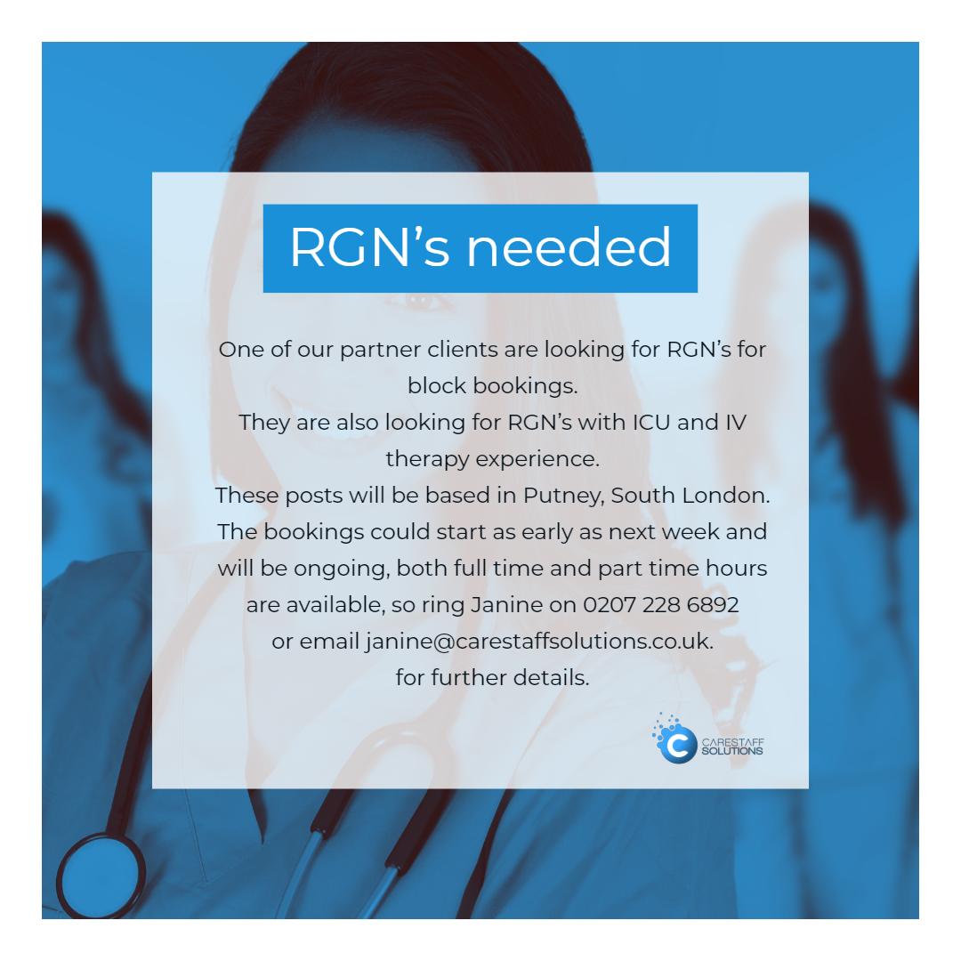 carestaff's tweet photo. #RGN #IVtherapy #ICU #blockbooking #putney #london #carestaffsolutions https://t.co/vSxe5g0F1c