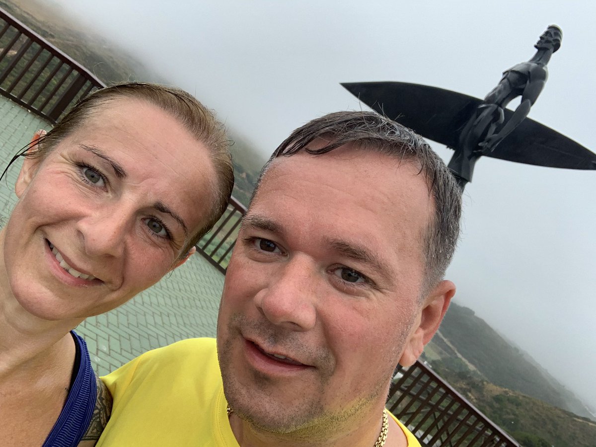 Lexi75Lou's tweet photo. So refreshing to run in the rain this morning. 3rd run of the holiday and added another mile to finish on 5. 12 miles so far #sweatinggin #slippycobbles #ericeira @ogmorephoenix https://t.co/IOBtW9AuFW