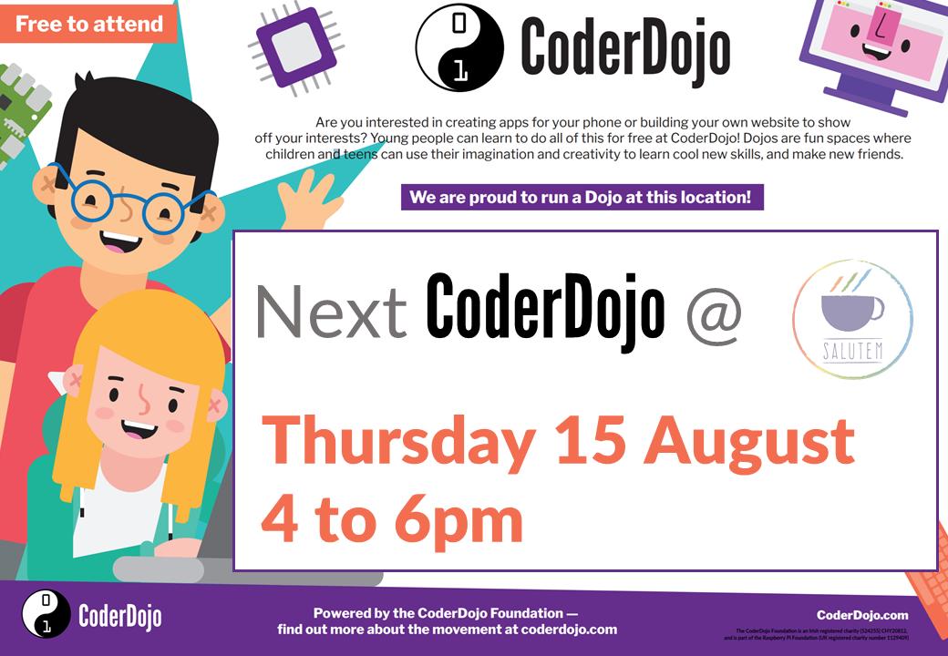 NdenCoderDojo's tweet image. The first Northenden Coder Dojo takes place at @Salutemcoffee next Thursday from 4 to 6pm. It's a free workshop for anyone aged 7-17 and you'll be making music with the @BBCmicrobit and robotics with the @Raspberry_Pi.
Sign up here tiny.cc/hzquaz