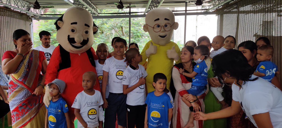 viacom18's tweet photo. Art, Craft, Music & Entertainment.
Day 2 of #ViacommunityWeek had it all. Team #Viacom18 had a gala time with the cancer warriors at @AccessLifeIndia in our combined effort to be that #OneLessBozo. https://t.co/PqN3TqtT0H