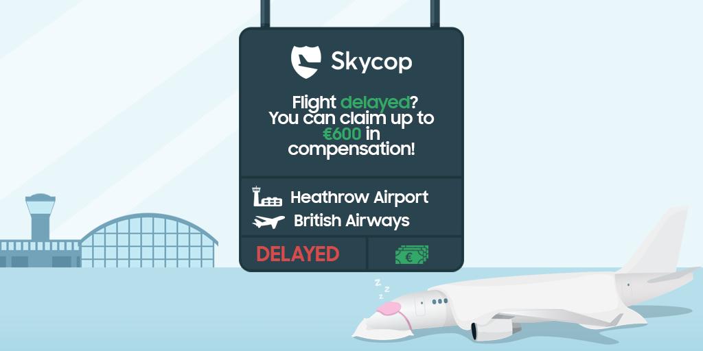 skycopcom's tweet photo. #SkycopAlert British Airways have experienced huge technical issue, which causes long flight delays in UK! Don;t forget to check your flight status before going to airport and read our tips in the event of delay: https://t.co/i2clQvOJSg #BA #BritishAirways #FlightDelay #Skycop https://t.co/DKvj1OhVCI
