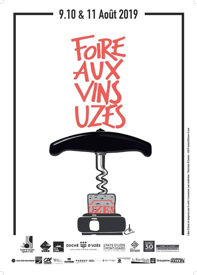 Nous seront présent lors de la Foire aux Vins 
d’Uzès au stand N°8, venez découvrir et déguster tous nos vins médaillés au Concours de la Foire aux Vins : 🥇 AOP Duché d’Uzès Blanc 2018🥇 AOP Duché d’Uzès Rosé 2018🥇 VSIG Blanc « Les Grains Dorés »🥉 AOP Duché d’Uzès Rouge 2018