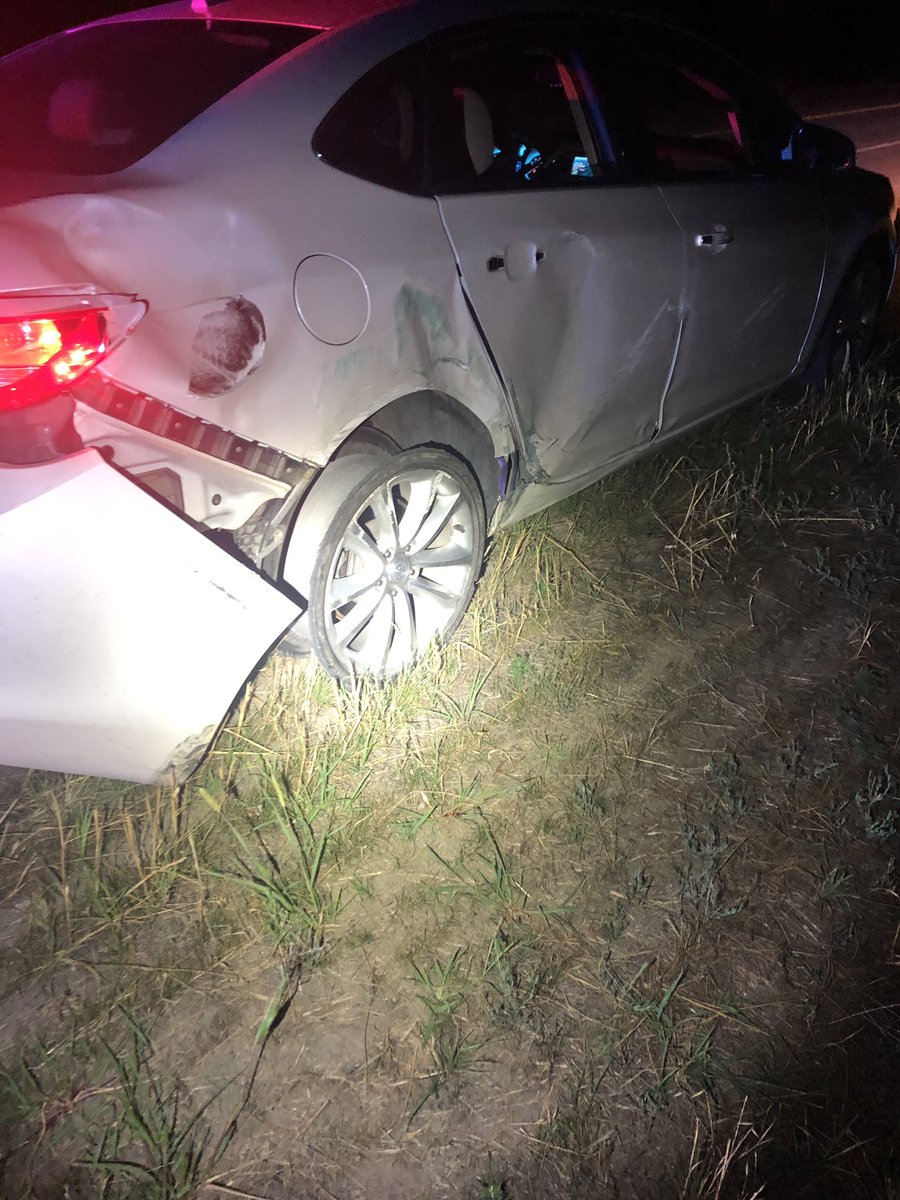 When you've had so much to drink you don't realize you're missing two tires on your car, struck multiple items and this isn't even your car!