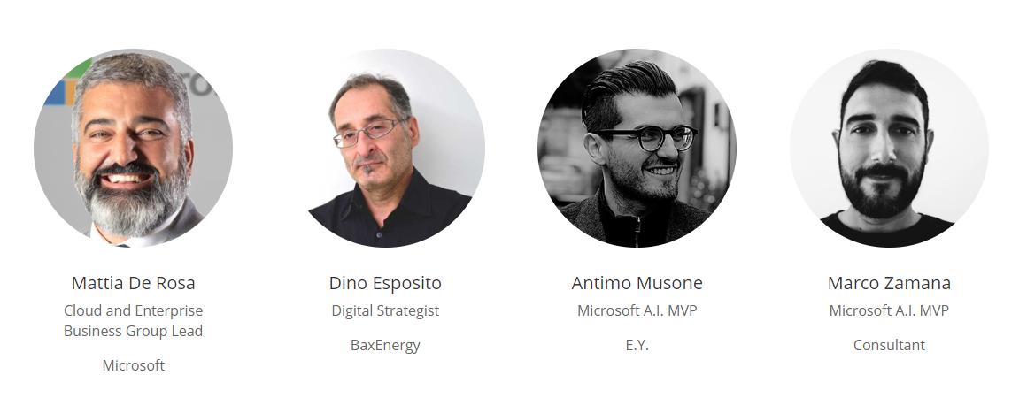 aidayit's tweet photo. A.I. Day Rome 2019: Ecco i primi speaker della conferenza!!!
https://t.co/dJjDSn8VqC #AIDay #AIDayRome #Speakers https://t.co/Et2mUEZ8l2