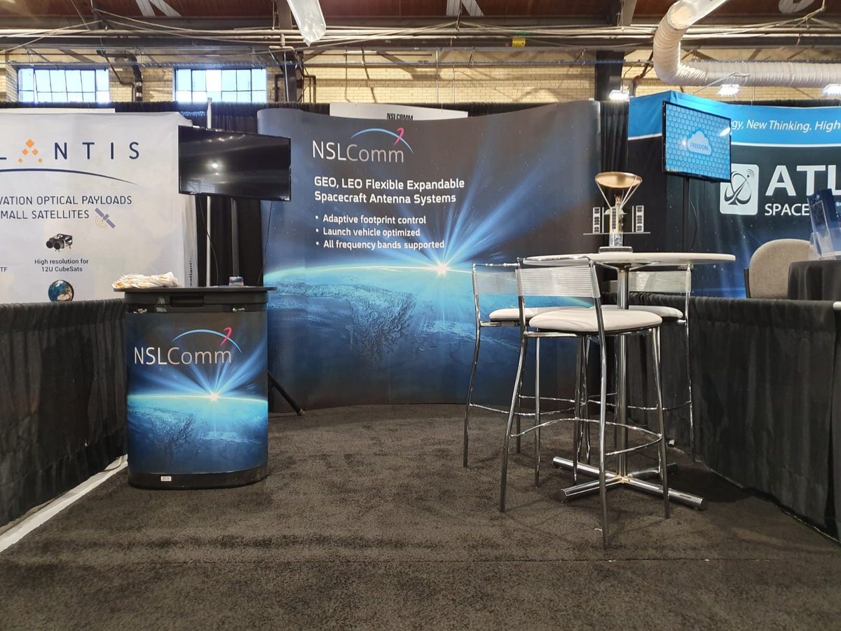 NSLComm's tweet photo. Visit us at SmallSat 2019, Logan, Utah
booth# 213
See you there:) https://t.co/KOkVk9e8Js