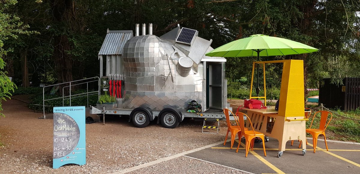 birdmail's tweet photo. The OakMobile is at the @StaffsWildlife Wildchild Festival today! Shows inside every 10 mins 10-12.45 &amp; 1.45-4 #SWTWildchild #outdoorarts https://t.co/RKzWf0EXXN