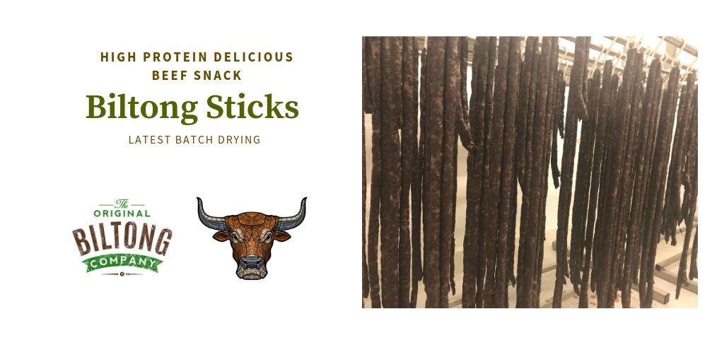 originalbiltong's tweet photo. Biltong Sticks (Droewors) are made from 100%, grass-fed British beef, mixed with our unique recipe of authentic South African herbs and spices. No MSG added and Gluten free, these tasty treats deliver a fully rich beefy flavour with a hint of black pepper. #biltong #tasty #snacks https://t.co/pEjCfAy3xc