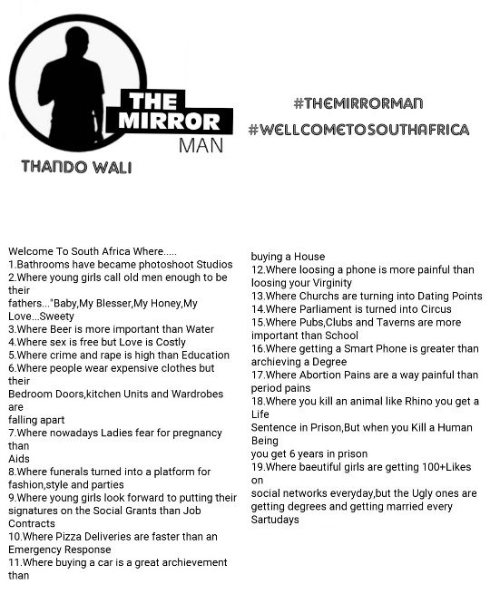 NUEVOLUTION_SA's tweet photo. Guys is this really happening in South Africa,if it is less end it and do better THEMIRRORMAN #WELLCOMETOSOUTHAFRICA https://t.co/qmTkQXPAvM