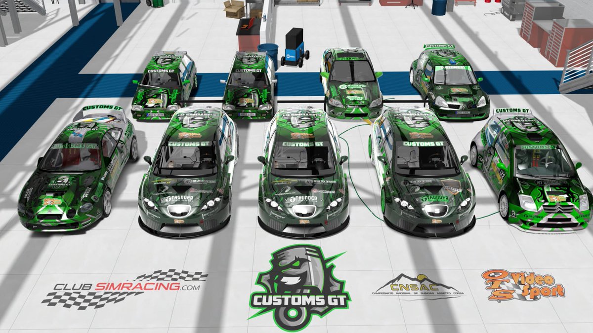 Madre mia k flota de pepinos k tenemos preparados ya para el equipo de Assetto Corsa 😍😍😍 k ganas de verlos dando caña ya, estab brutalisimos 💪💪💪