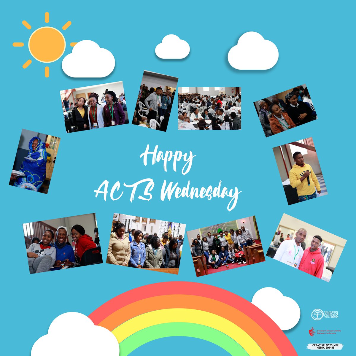 ACTSNational's tweet photo. Happy ACTS Wednesday to you beautiful ACTS members
#ACTS #ACTSNational #ACTS_Wednesday2019 #ACTSWednesday #SACBC_YOUTH #CatholicsOnCampus https://t.co/xORVnPIjod