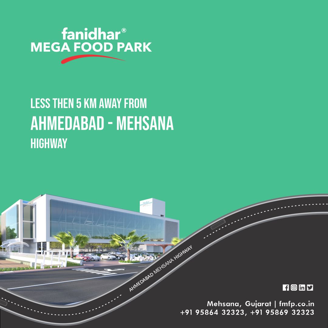 Fanidharmega's tweet photo. Near Highway For Easy Transport.
Get More Details: https://t.co/xQ3DLfAY1s
#Fanidhar #FanidharFoodPark #FoodPark #Food #Infrastructure #ColdStorageFacility #Gujarat #India https://t.co/S8XuO9hHAA