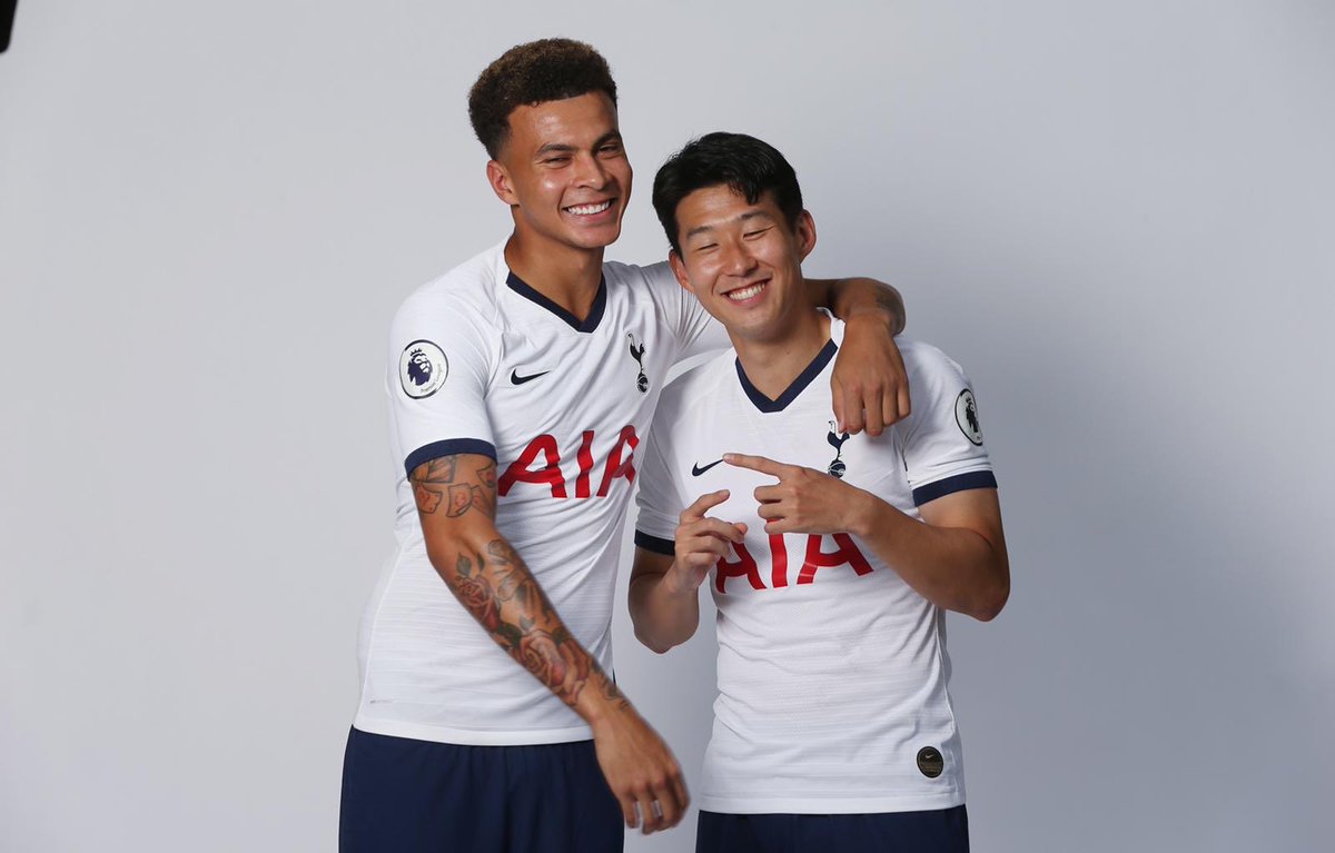 SpursOfficial's tweet photo. 💙 @dele_official x Sonny 💙

#THFC ⚪️ #COYS https://t.co/xlkTlbmQUo
