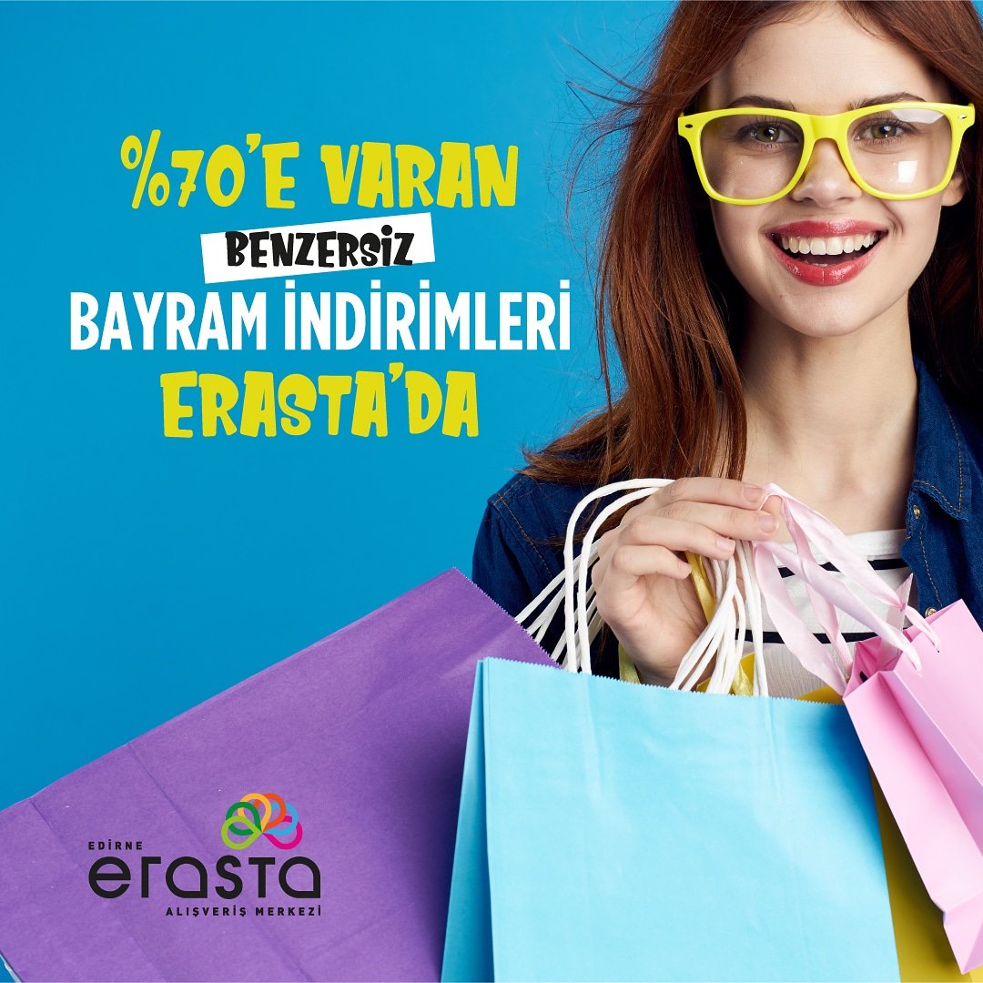 erastaedirneavm's tweet photo. Yüzlerce marka yüzbinlerce ürünle bayram alışverişlerinizde ihtiyaç duyacağınız her şey Erasta’da! Haydi Erasta'ya...
⠀⠀⠀
#ErastaEdirne #Erasta #Edirne #bayram #Alışveriş #indirim ⠀⠀⠀ https://t.co/1DvYzLpbAU