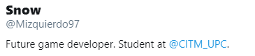 Snow tweet media