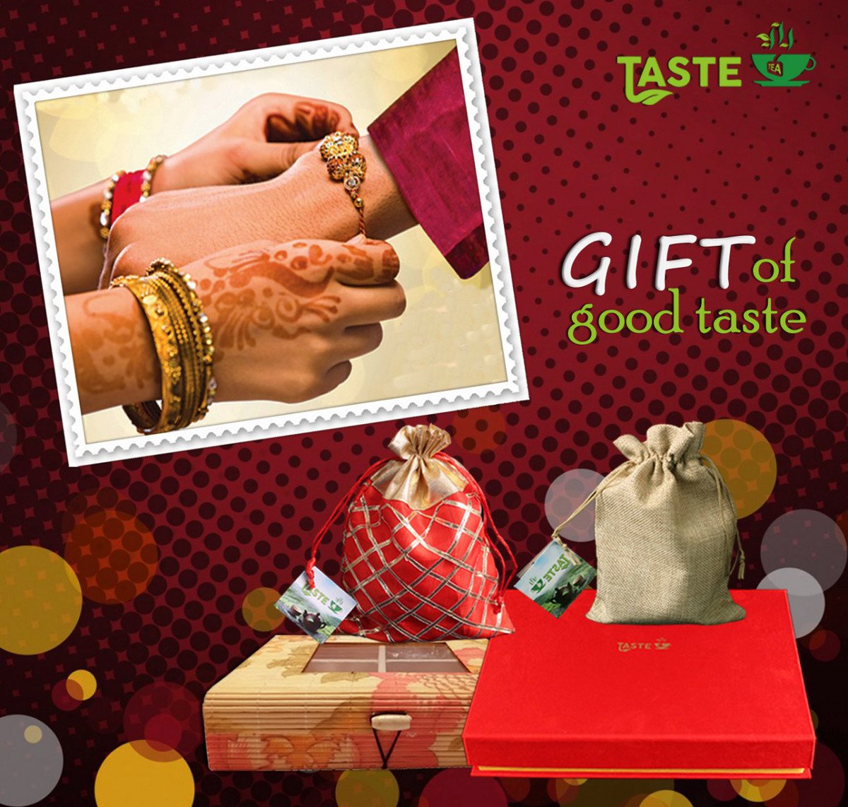 TasteaK's tweet photo. #Gift_of_Good_Taste

We bring to you the colourful, vibrant and eye-popping #Raksha_Bandhan🎉 range that has some unique #gift_boxes🎁. To make your #shopping🛍 experience an ease, we have scrutinized our rakhi gift range into categories. https://t.co/5hdTYmkEmq