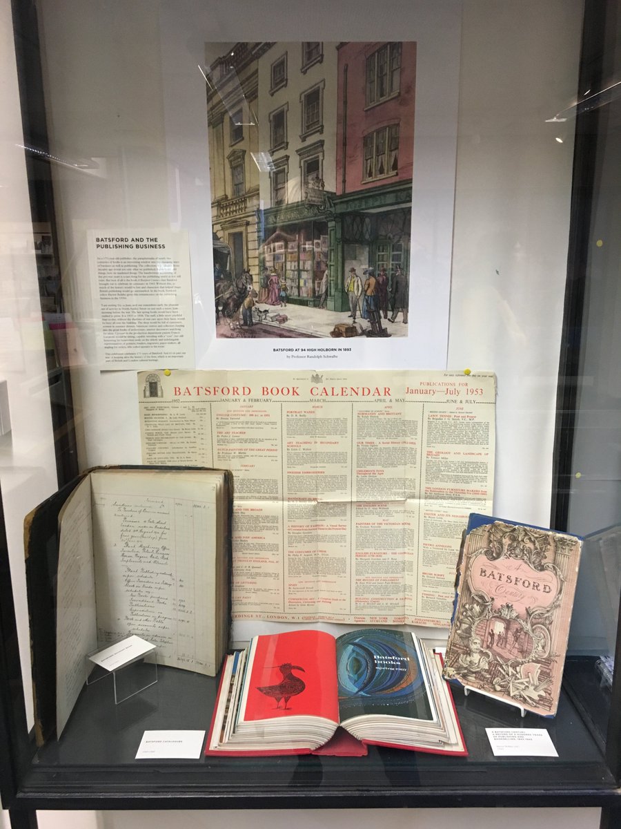 BatsfordBooks's tweet photo. Thanks to everyone who came to see 'Batsford 175 Years of a Bloomsbury Publisher' at #HolbornLibrary over the past months! We felt a little sad sending the books back to the archive this week but are super pleased that the exhibition gathered so much interest. #Batsford175 https://t.co/I3CK8Wj4iG