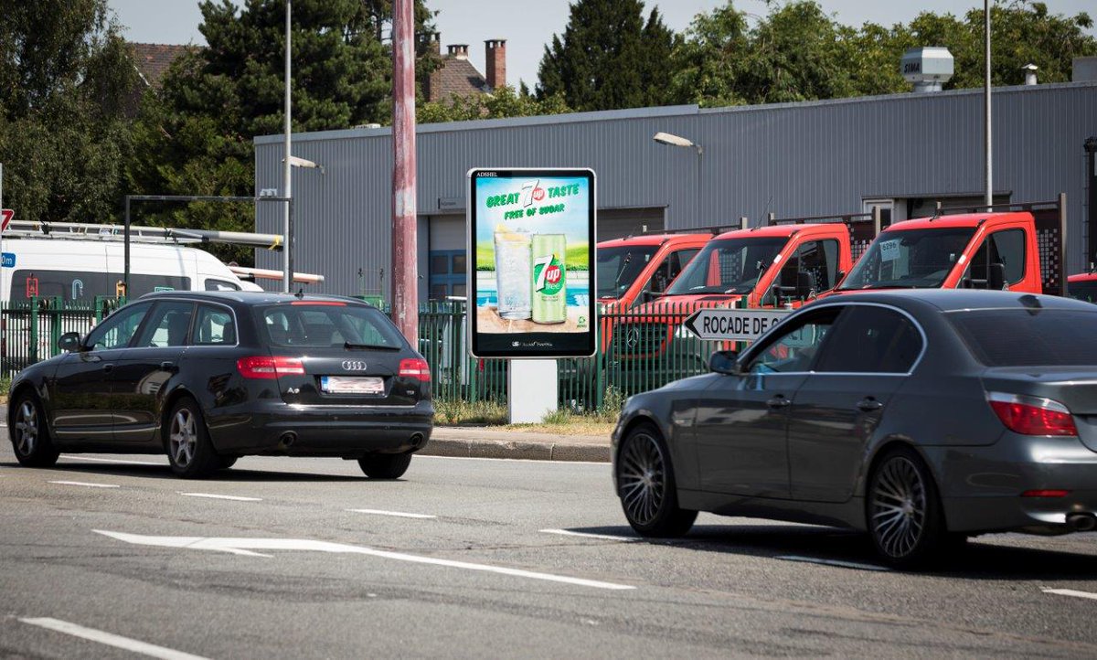 BMO_Belgium's tweet photo. Great @7UP taste 
#DOOH #ooh #oohsummer #oohinspiration #adshel&amp;play https://t.co/zuRJghGohP