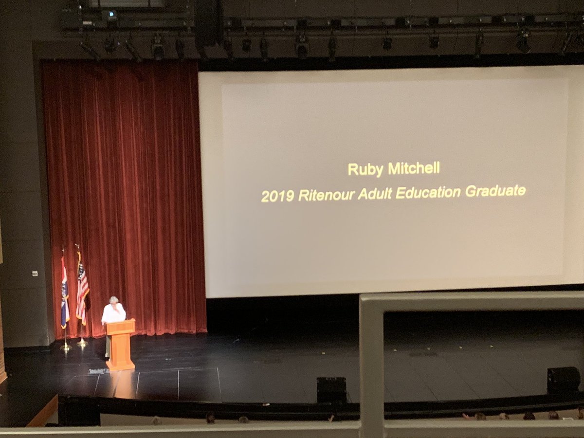 Ruby Mitchell reminds us in the difference that was made for her daughter by a teacher and how she went on to succeed. “Don’t give up.” <a href="/RitenourSchools/">Ritenour Schools</a> #GoHuskies