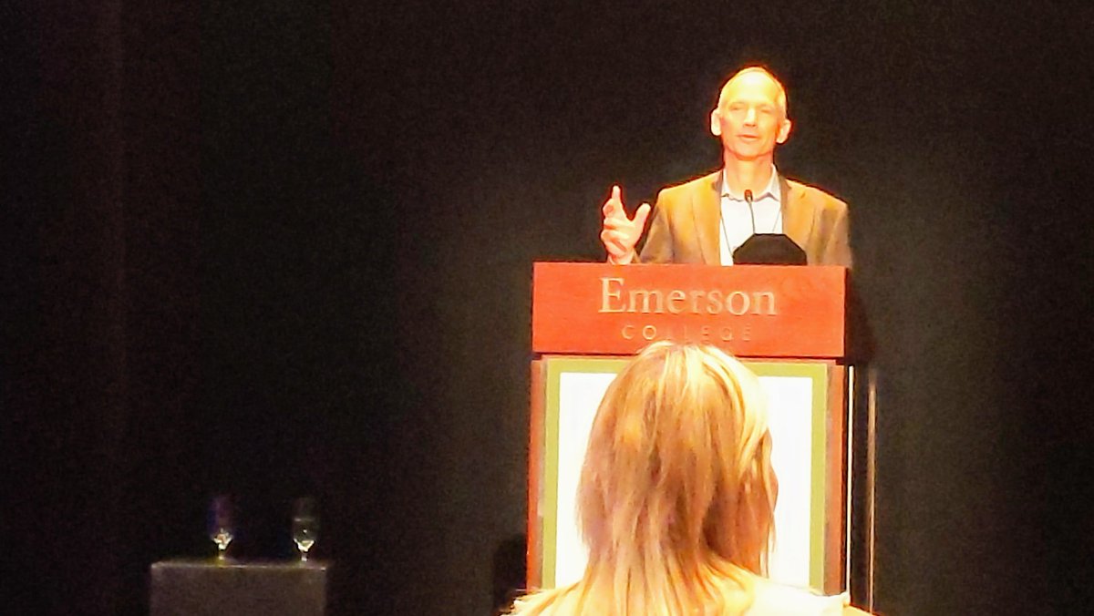 Watching Matt Keller of <a href="/CapstonePub/">Capstone 📚</a>  talk about voice publishing in education during voiceofedu.com <a href="/EmersonCollege/">Emerson College</a> #voice4edu #voicefirst